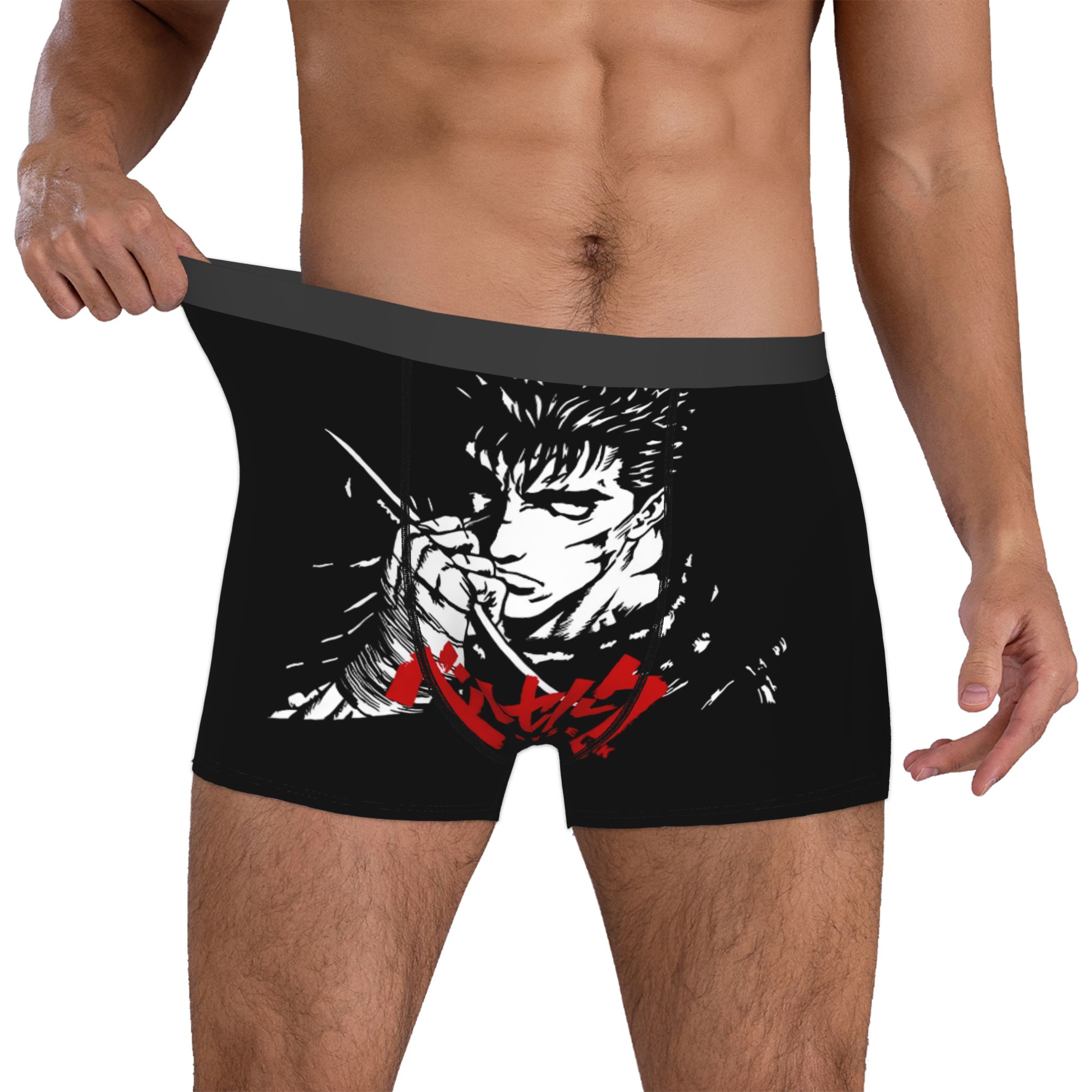 Men Accessories Brands - Мужские боксерские шорты B-Berserks с 3D-принтом,