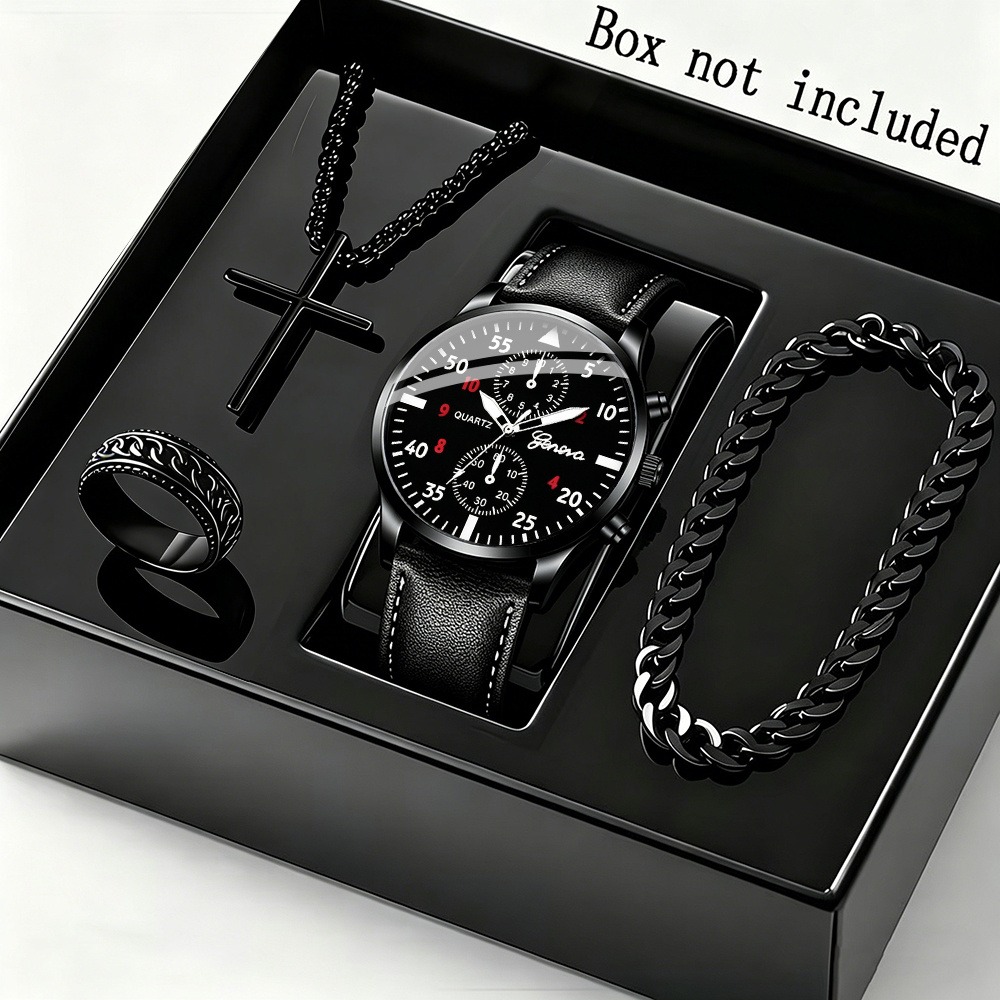 Элегантный набор из 4 предмето – обзор и цена Men Accessories Ring And Bracelet