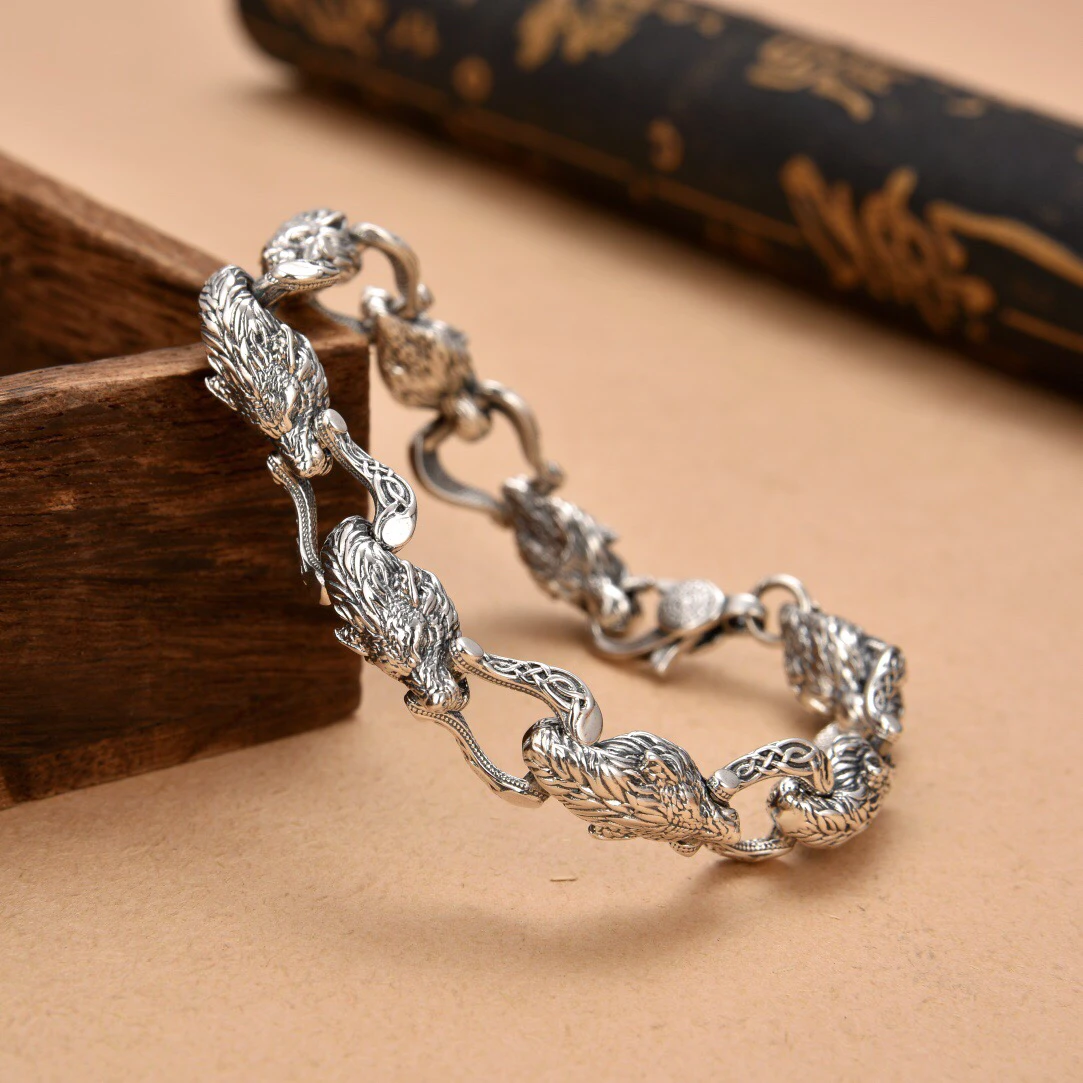 Новый браслет с головой волка  – обзор и цена Men Accessories Ring And Bracelet